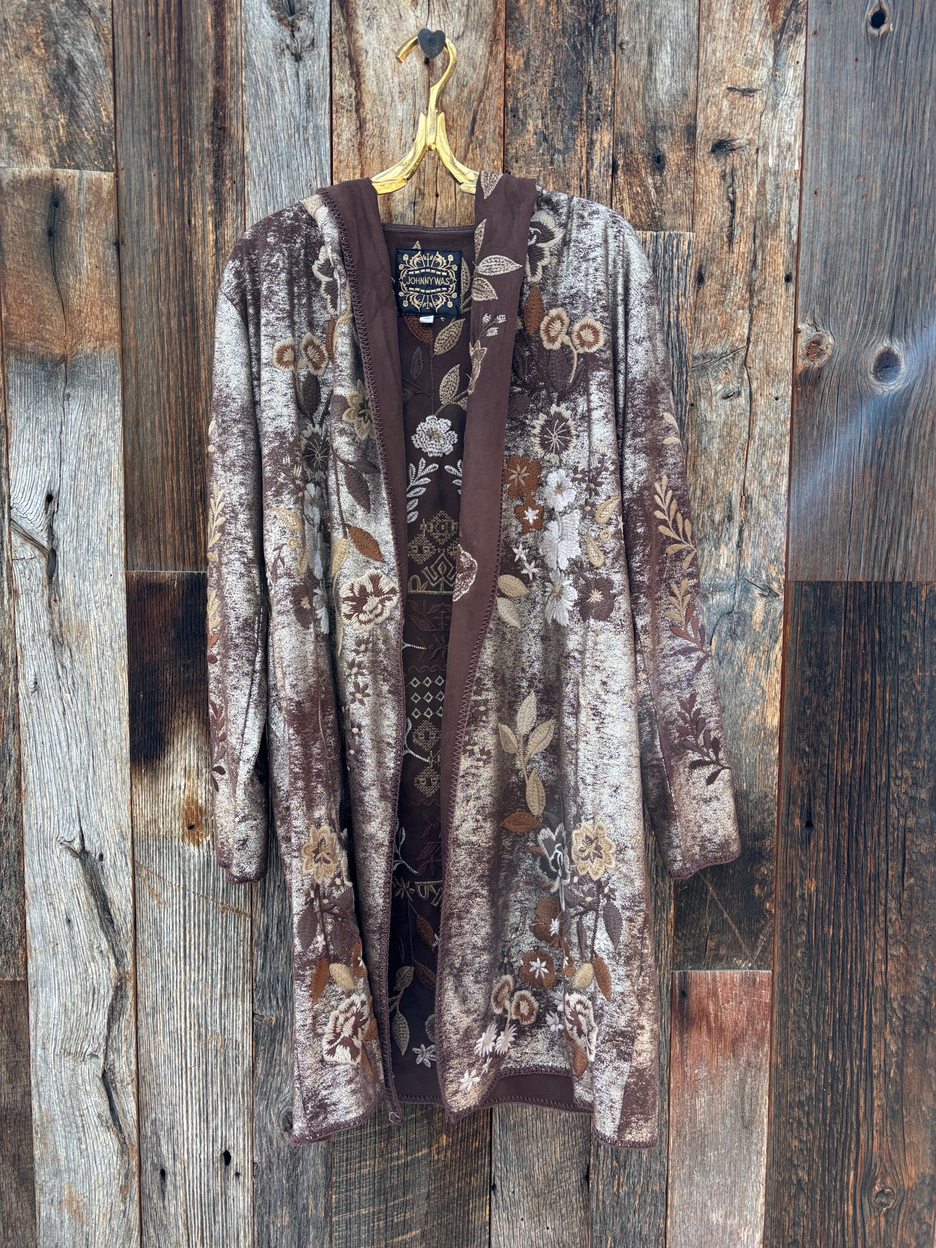 Johnny Was Biya Metallic Duster Champange Bronze – Island Farm