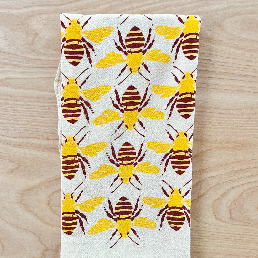 Noon Designs Tea Towel - Bees