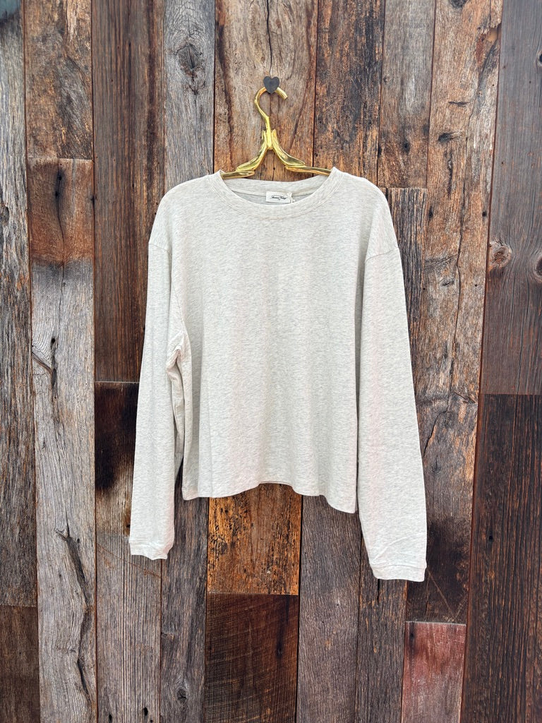 American Vintage Ypawood Pullover- Gris Chine