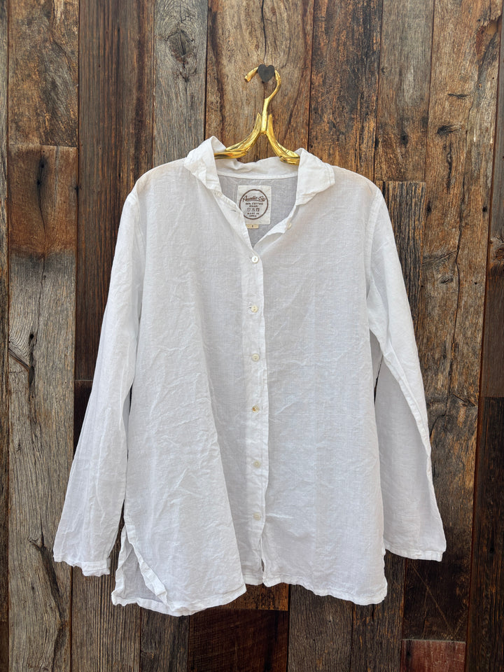 Auntie Oti Button Shirt White