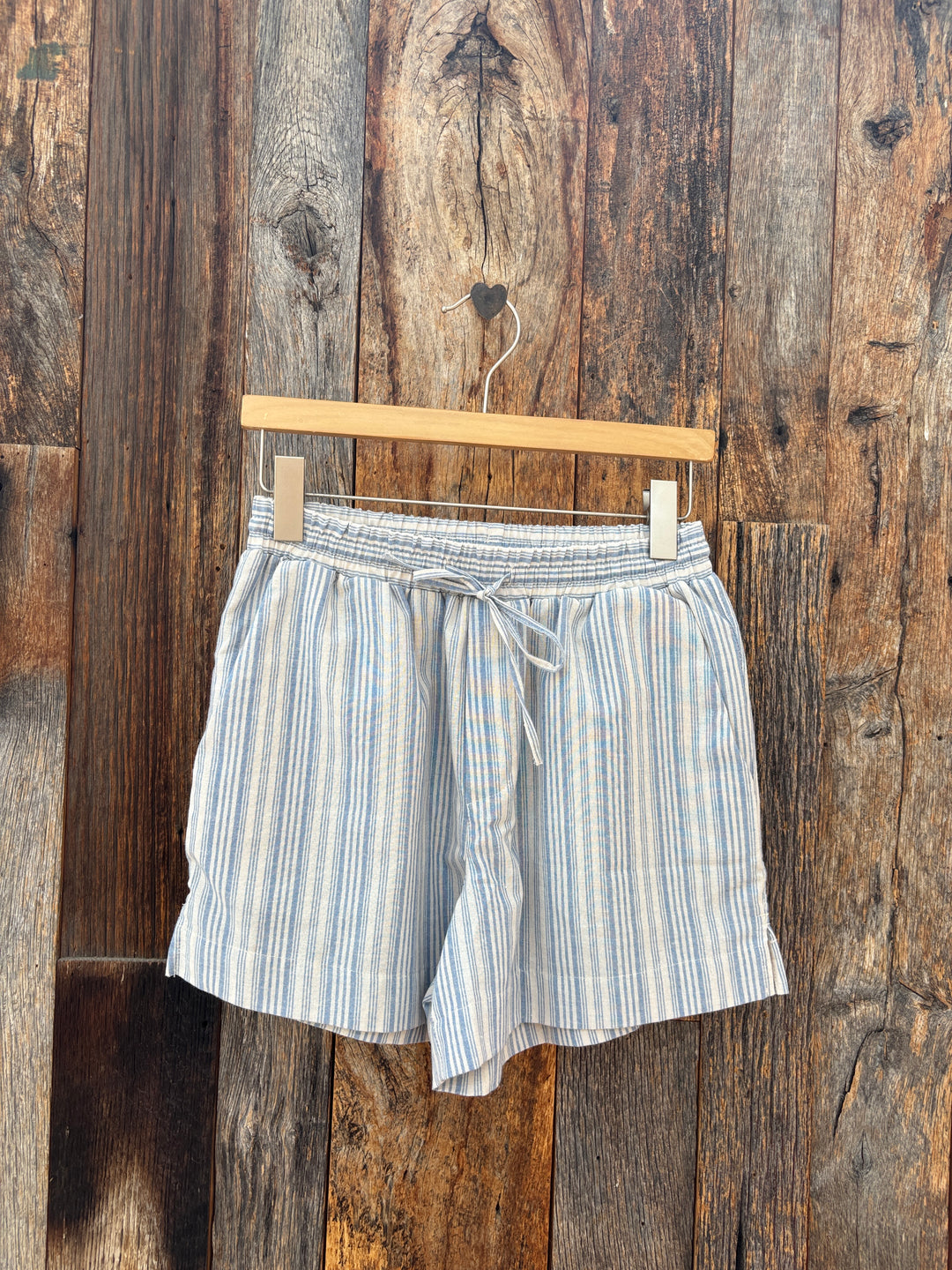Dylan Drawstring Shorts- Denim