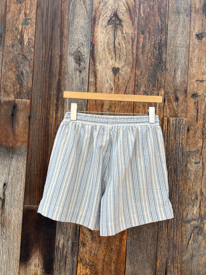 Dylan Drawstring Shorts- Denim