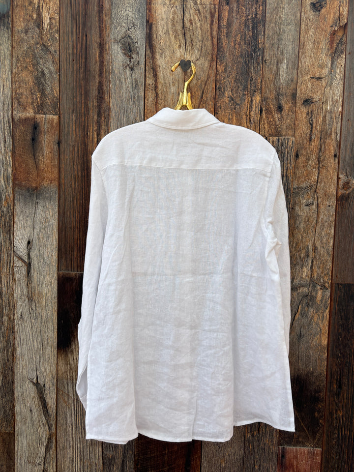 Perfect White Tee Lorelai Oversized Button Down Shirt White