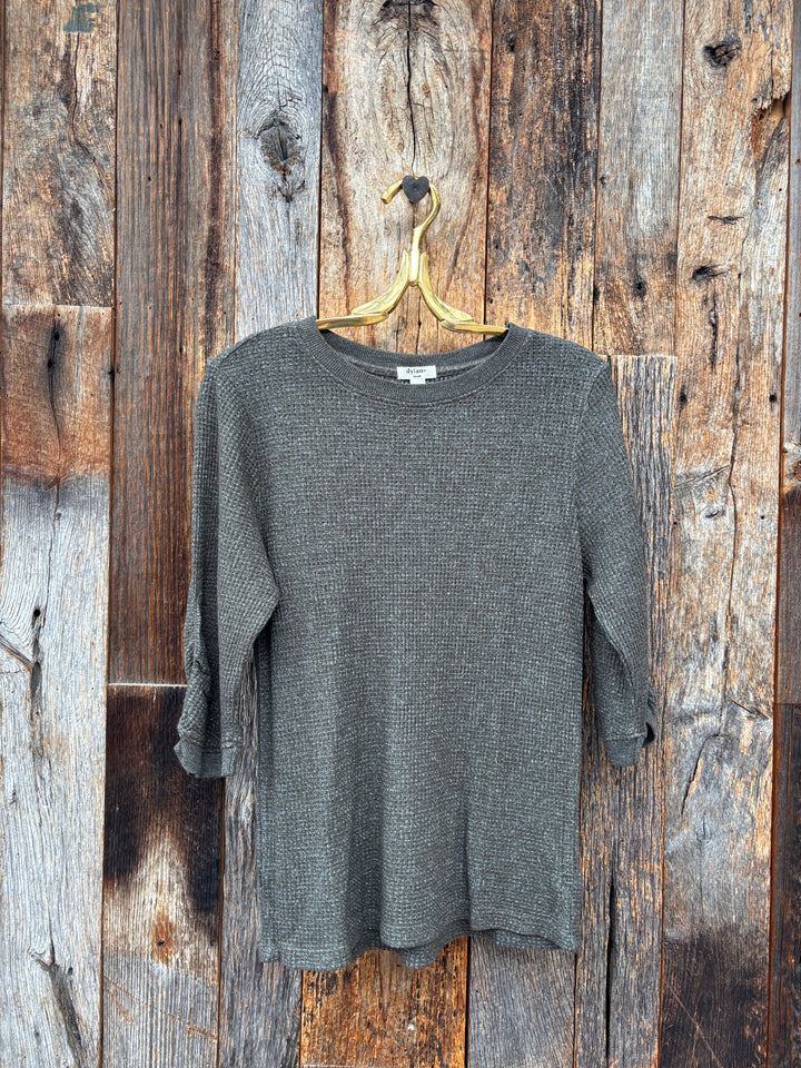 Dylan Elbow Sleeve Crew Tee - Olive Branch