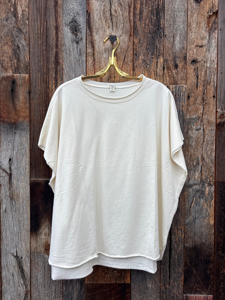 Dylan Caplet Top - Cloud