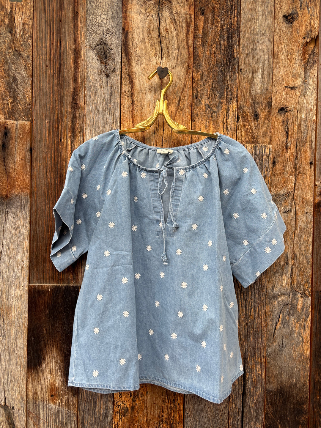 Dylan Dakota Top - Faded Denim