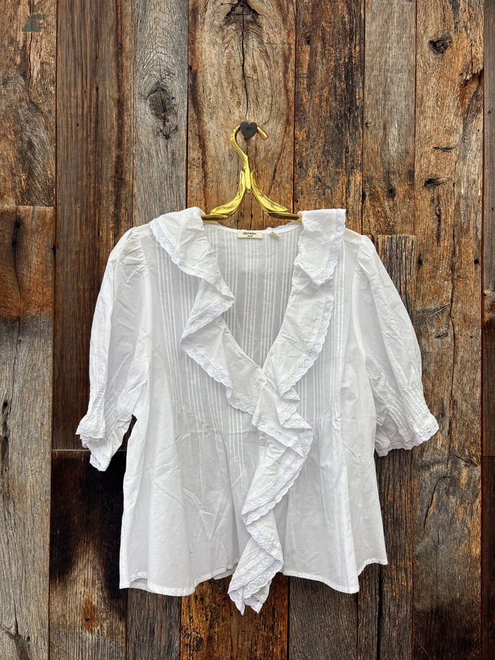 Dylan Elle Blouse- White