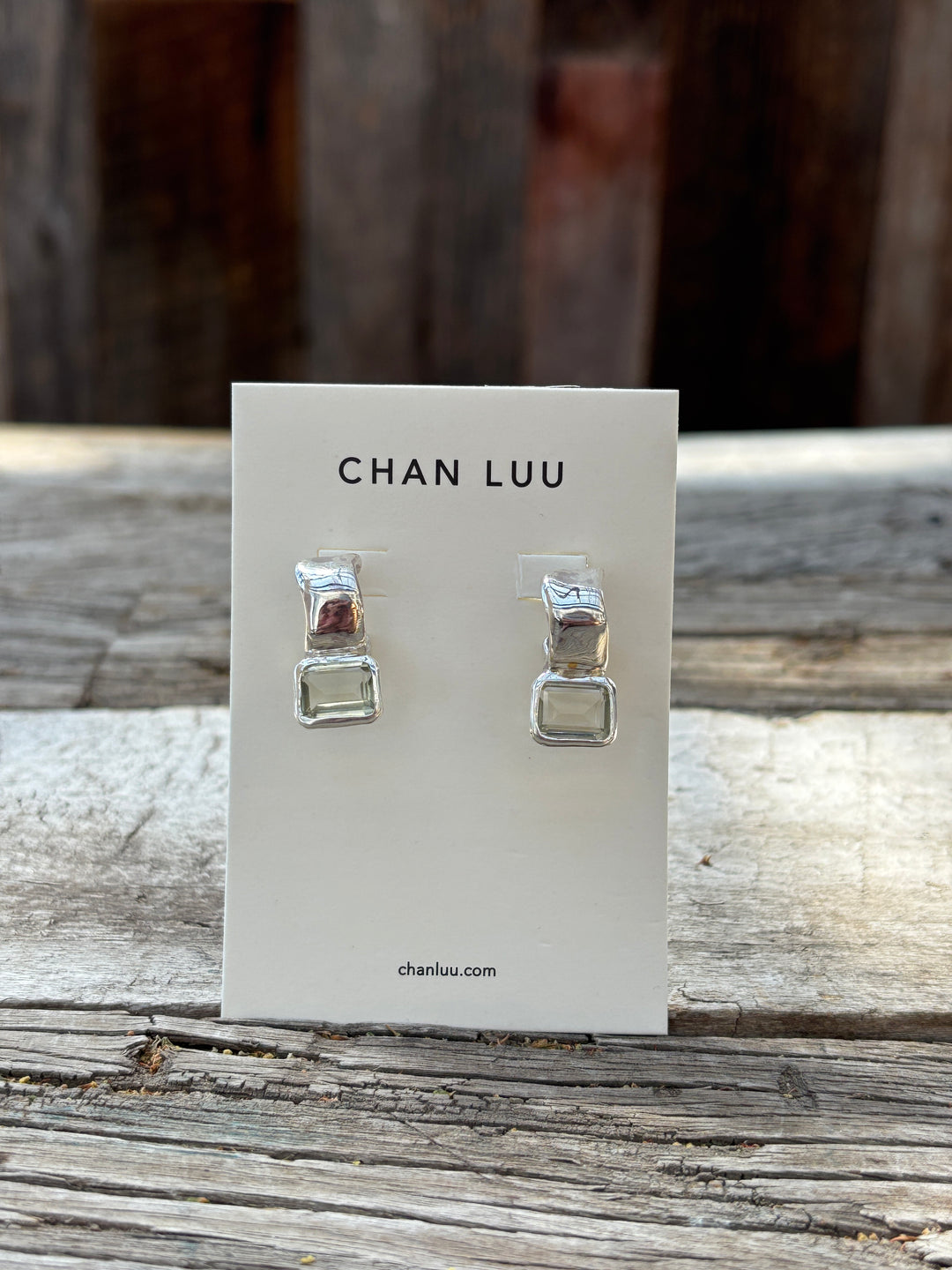 Chan Luu Green Amethyst Earrings ES-6022