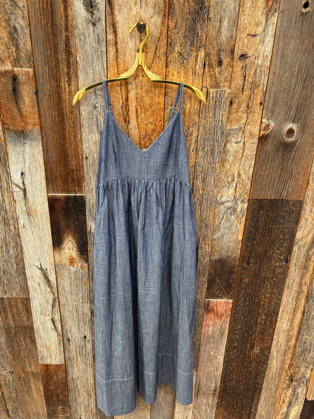 ...and for good Hamptons Dress Dark Wash Chambray