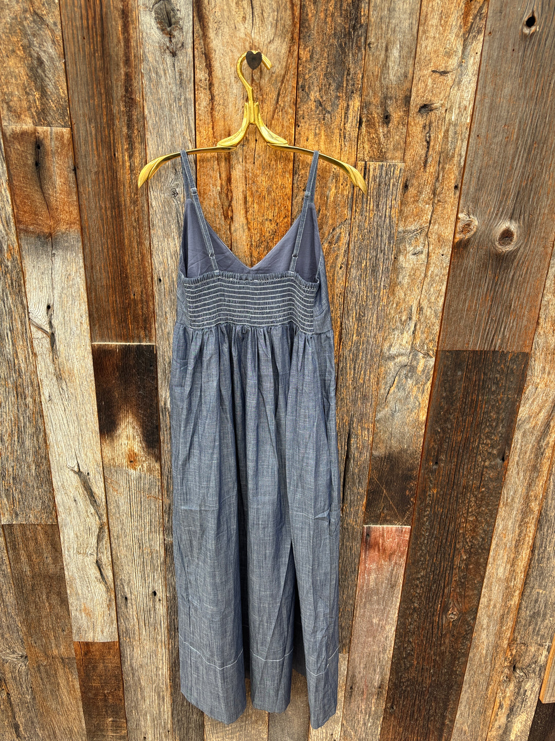 ...and for good Hamptons Dress Dark Wash Chambray