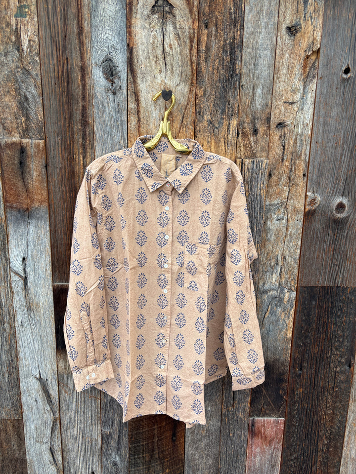 ...and for good Good Boyfriend Shirt - Hyacinth Overdye Mocha