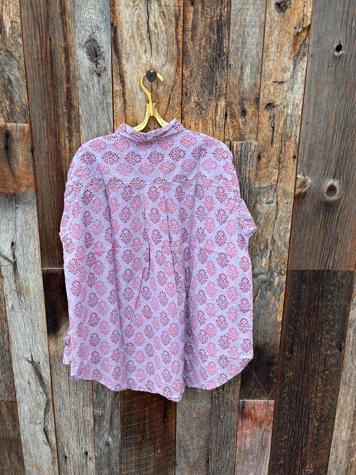 ...and for good Good Boyfriend Shirt - Hyacinth Overdye Lavender