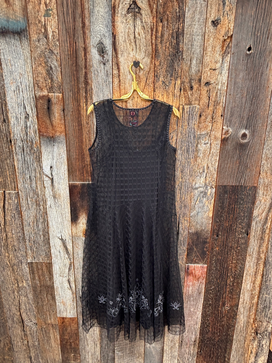 Johnny Was Luigianna Midi Dress - Black