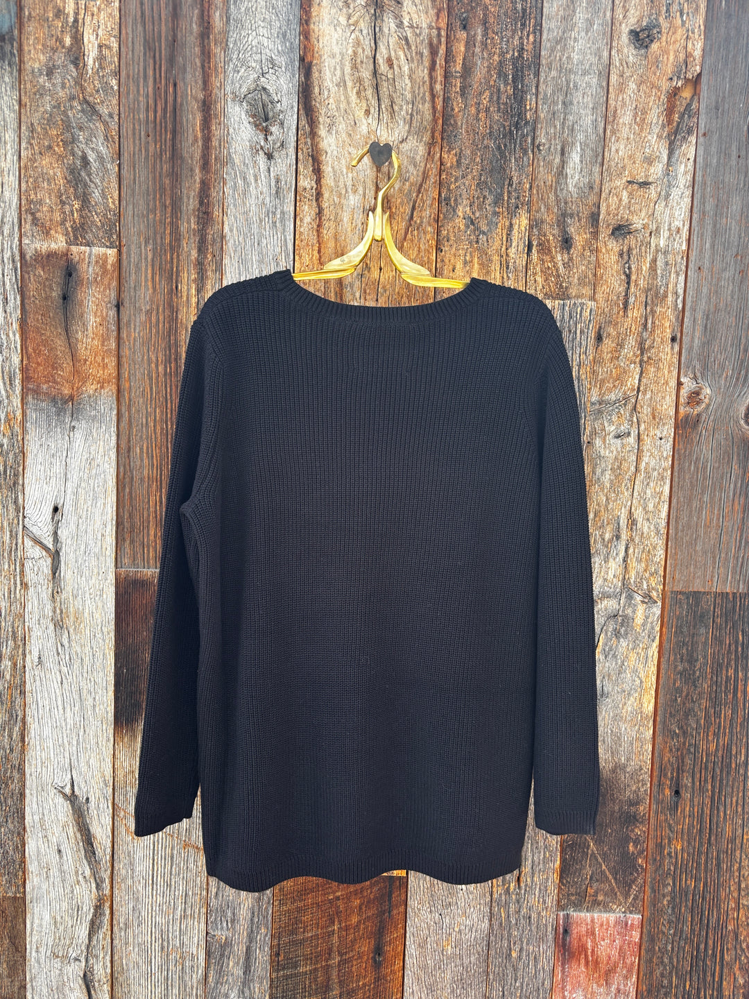 525 America Emma Crewneck Sweater -Black