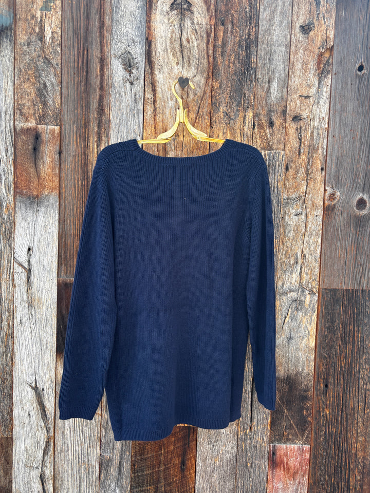 525 America Emma Crewneck Sweater -Dark Blue