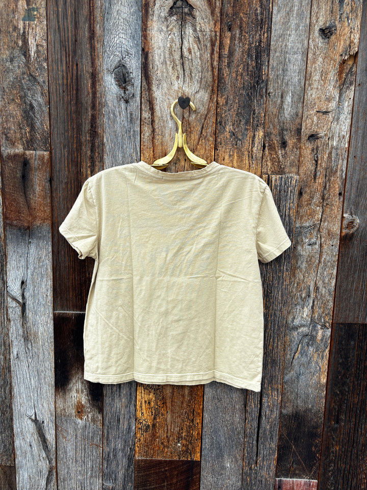Project Social T Saddle Up Boat Neck Tee - Camel