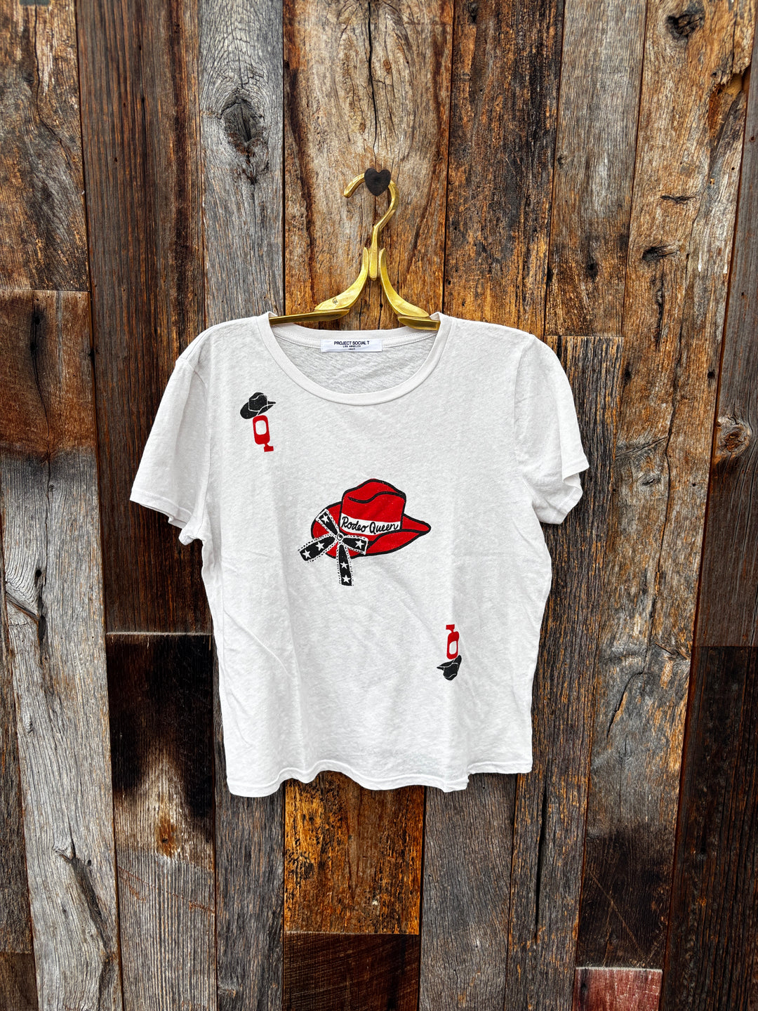 Project Social T Rodeo Queen Card Tee - Vintage White