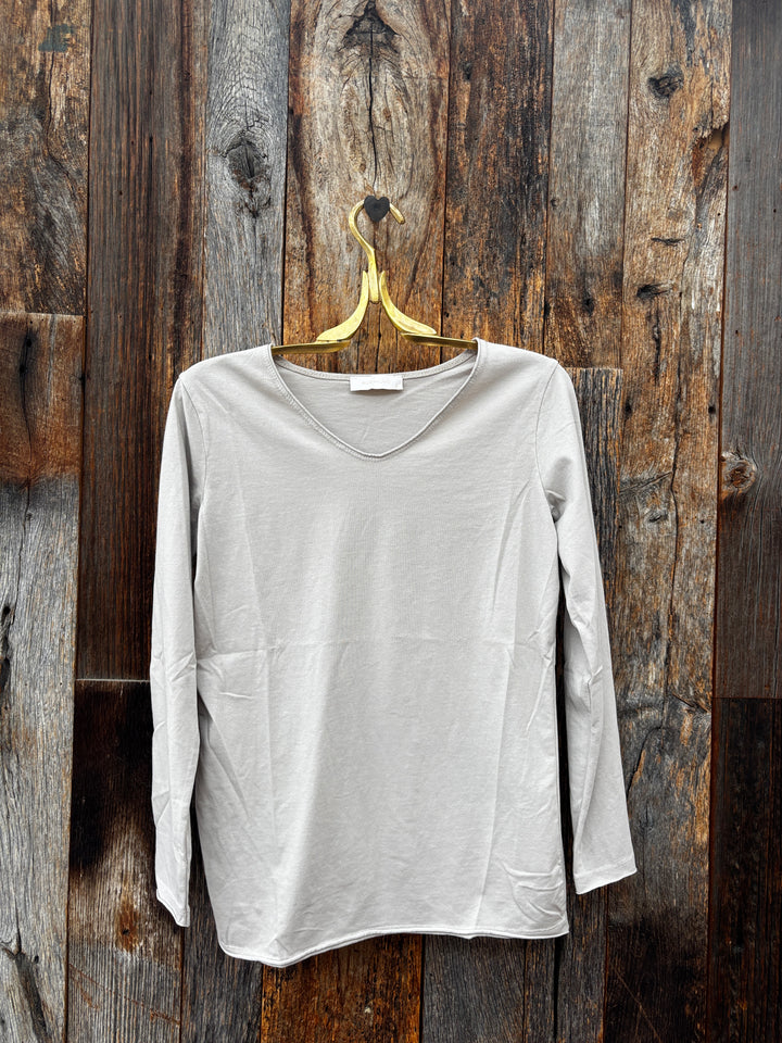 Milio Milano Rolled Raw Edge L/S