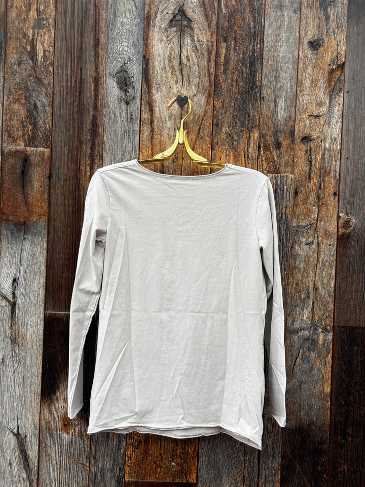 Milio Milano Rolled Raw Edge L/S