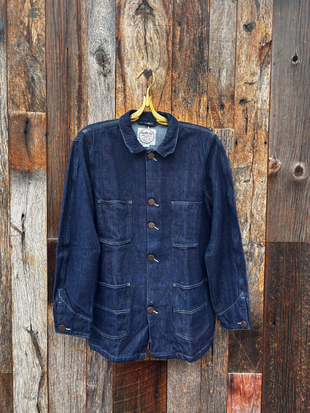 Auntie Oti Chore Coat Indigo
