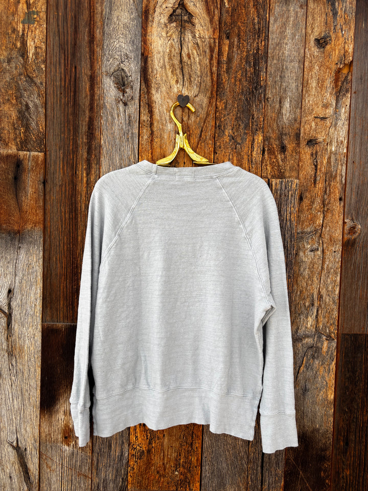 Llea Blue Addy Raglan Sweatshirt Ash