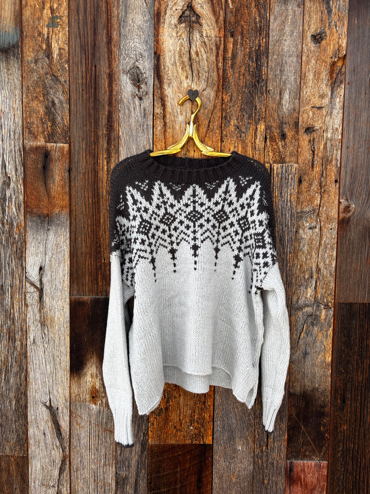 Wooden Ships Chandelier Fair Isle - Barely Gray/Bracken