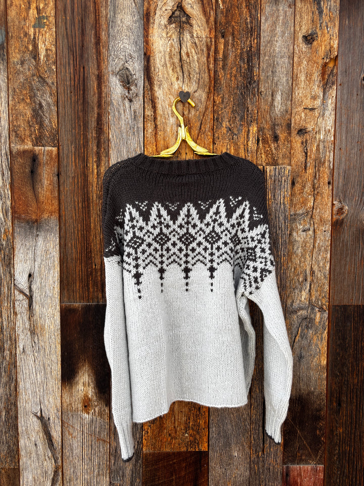 Wooden Ships Chandelier Fair Isle - Barely Gray/Bracken