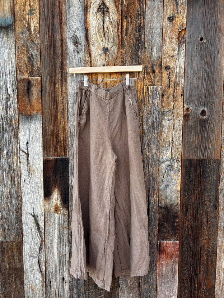 Llea Blue Becca (Wendy) Pant Linen Twill Bark
