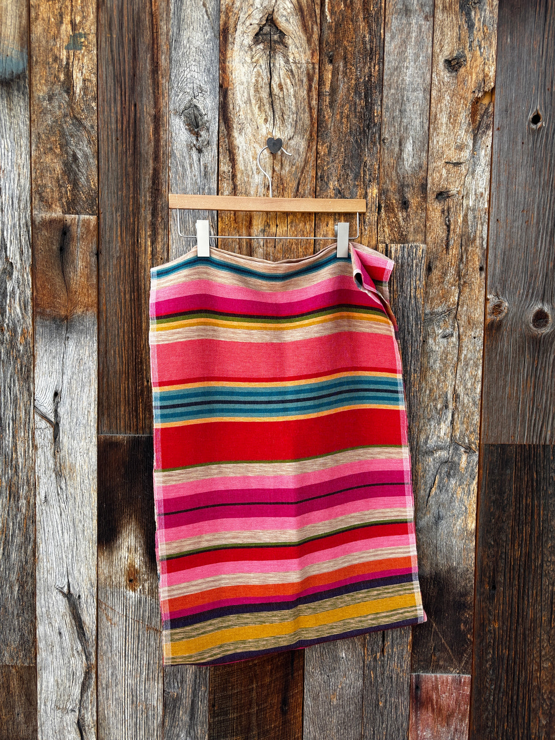 Garza Marfa Desert Scarf- Red