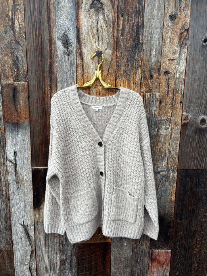 Z Supply Whitmore Cardigan- Light Khaki