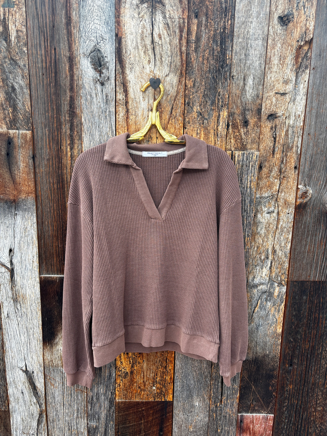 Project Social T Pacific Pullover Dark Mocha