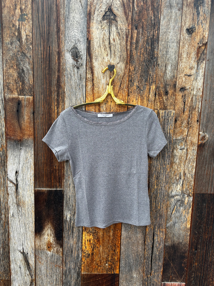 Project Social T Arden Tee Heather Grey