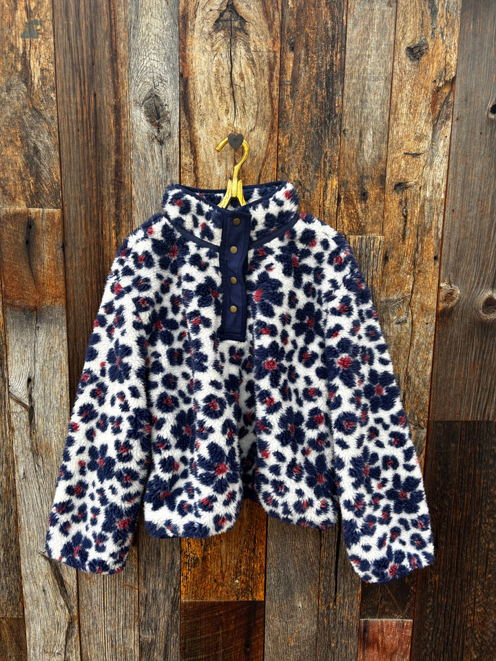 Dylan Amy Pullover Fleece Navy