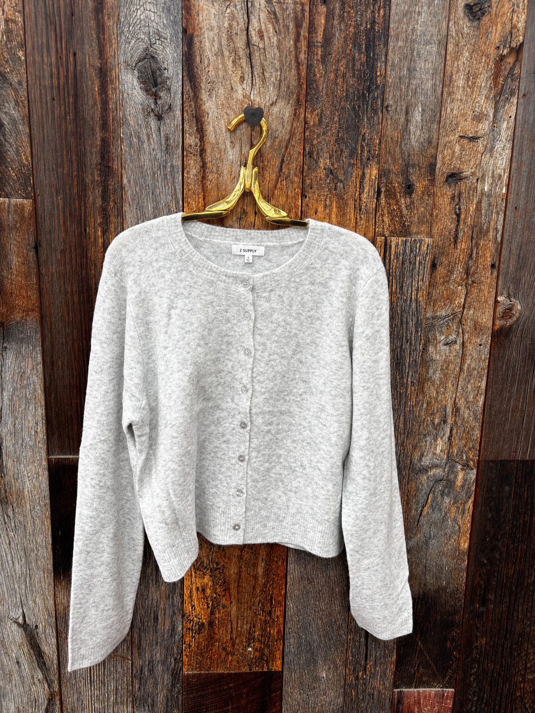 Z Supply Medina Cardigan - Feather Grey