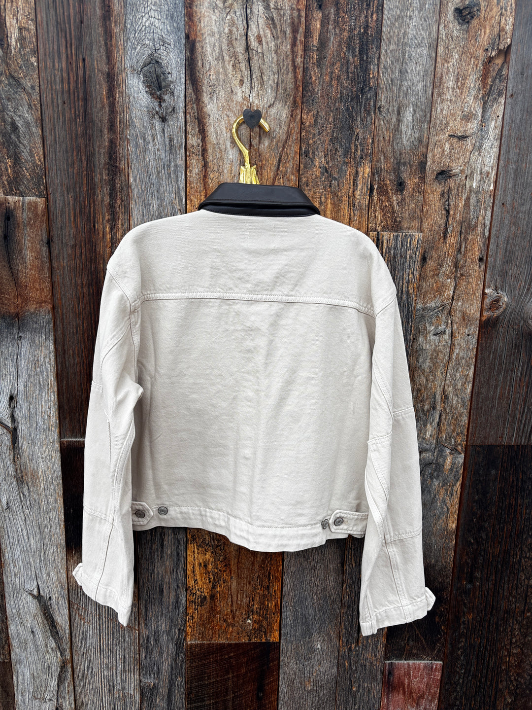 Z Supply Rey Cropped Chore Jacket- Soapstone