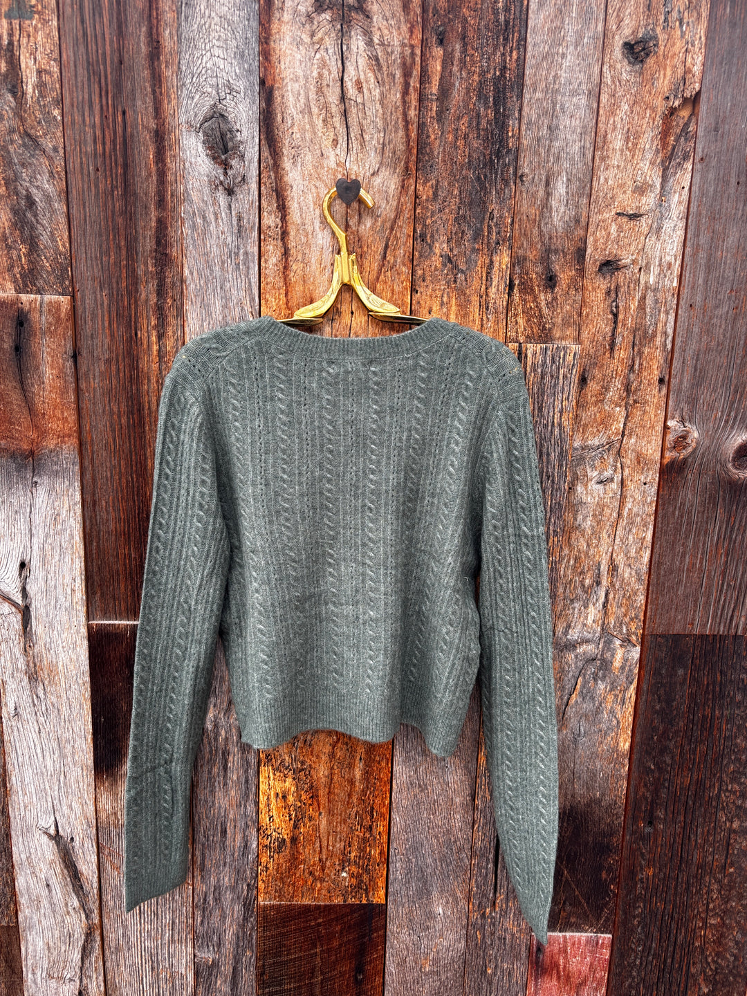 Z Supply Medina Pointelle Cardigan - Monstera
