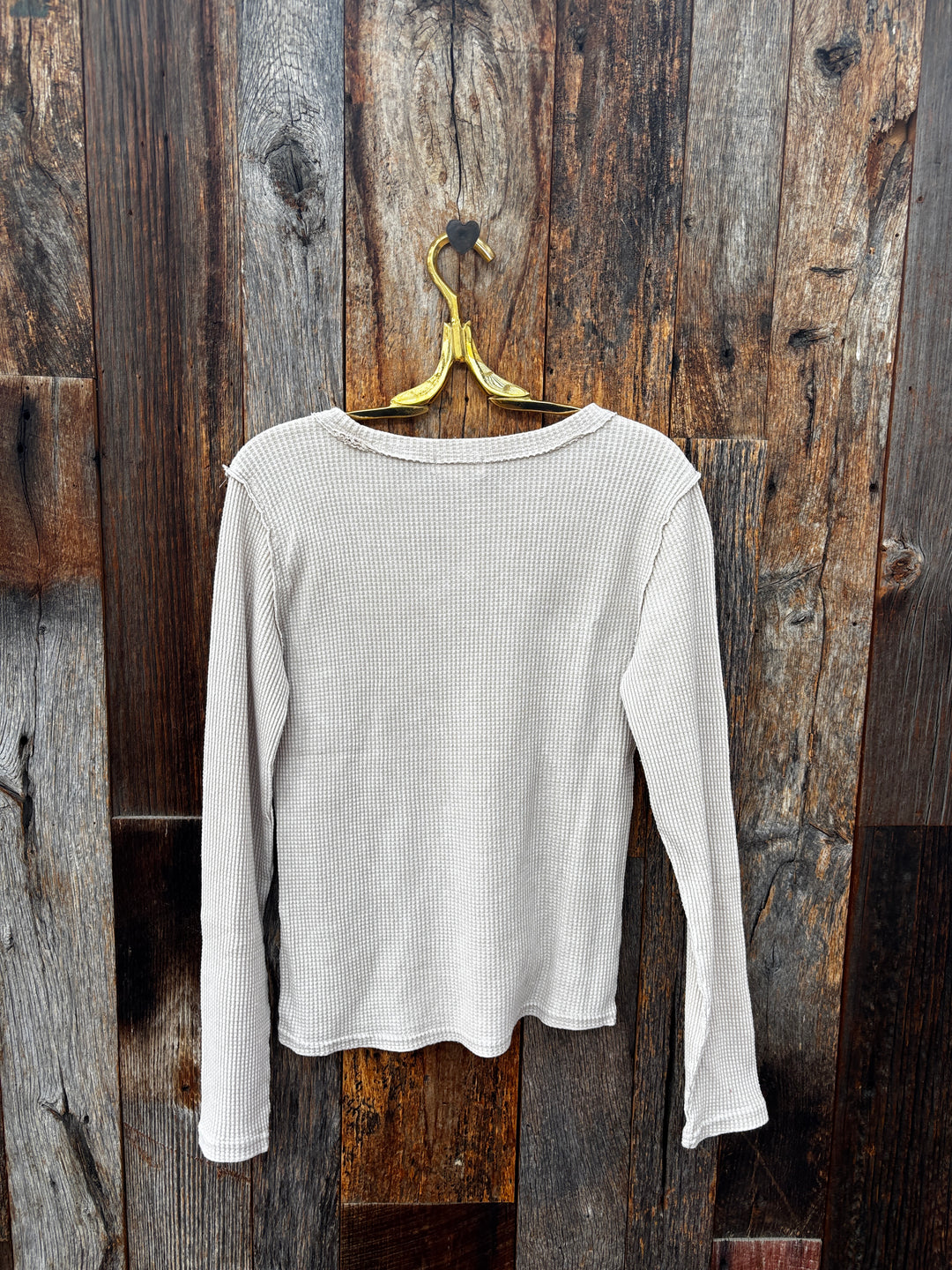 Z Supply Arlet Mini Thermal Top- Soft Ecru