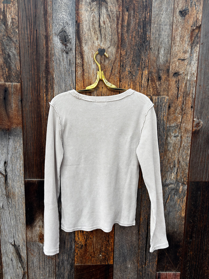 Z Supply Arlet Mini Thermal Top- Soft Ecru