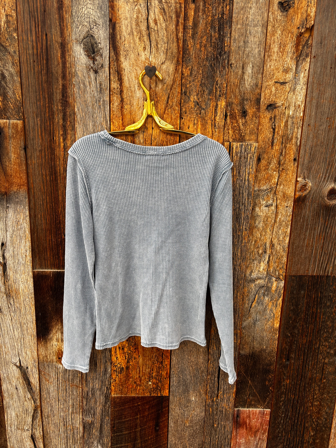 Z Supply Arlet Mini Thermal Top- Mineral Blue