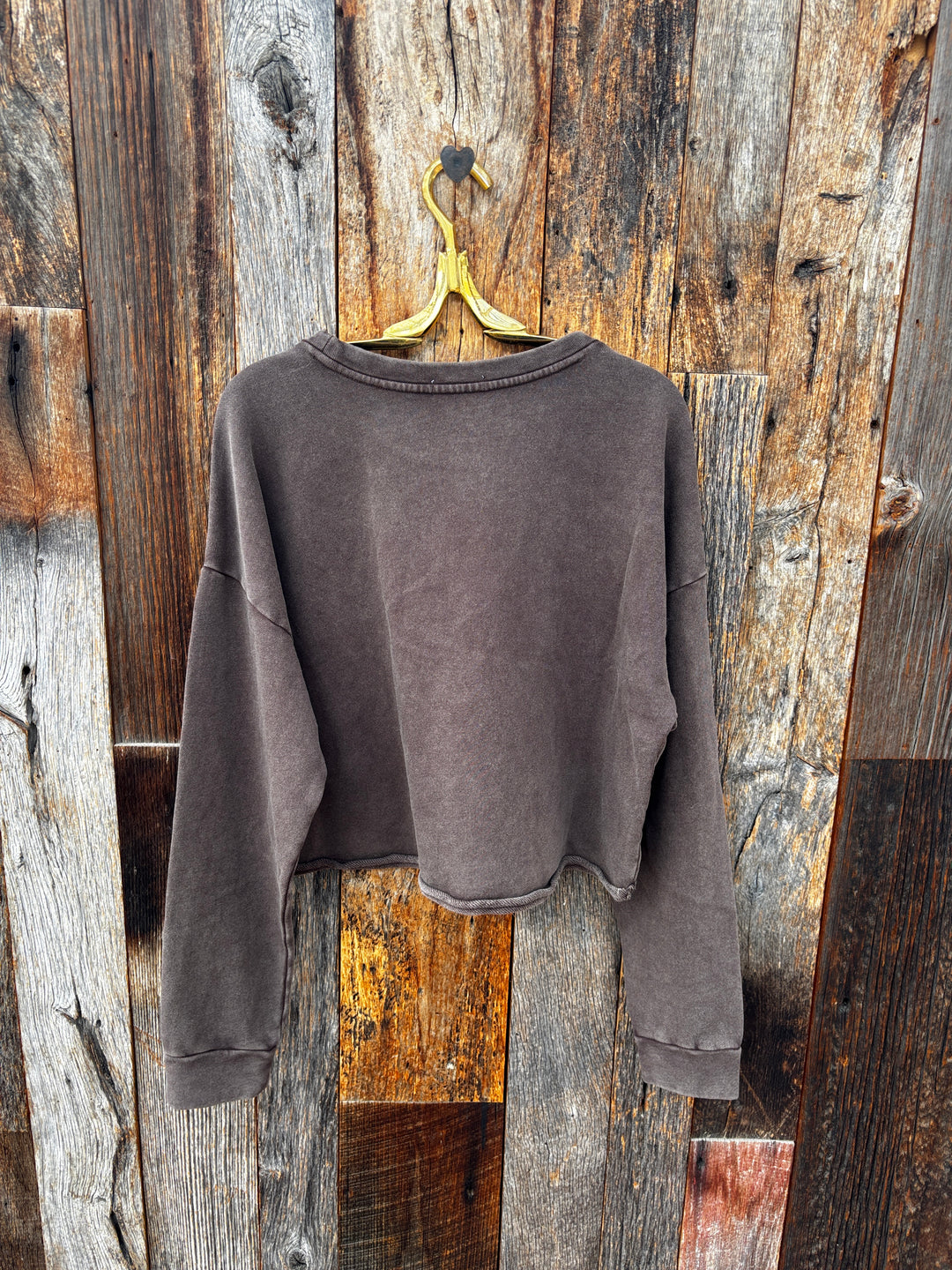 Z Supply Circuit Sweatshirt- Dark Chocolate