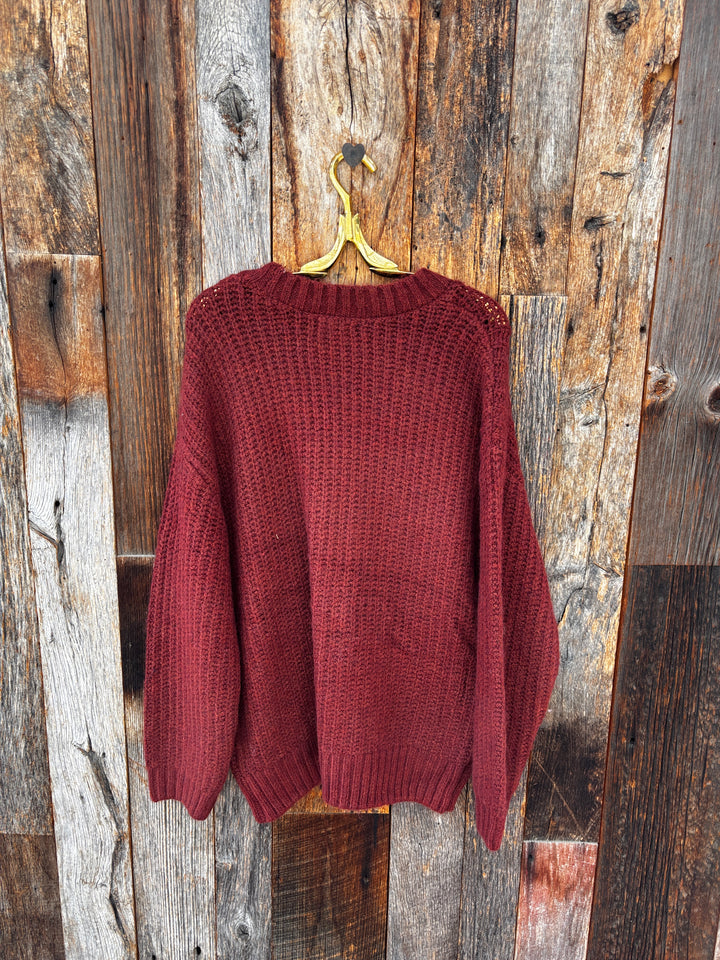 Z Supply Whitmore Cardigan- Velvet Rouge