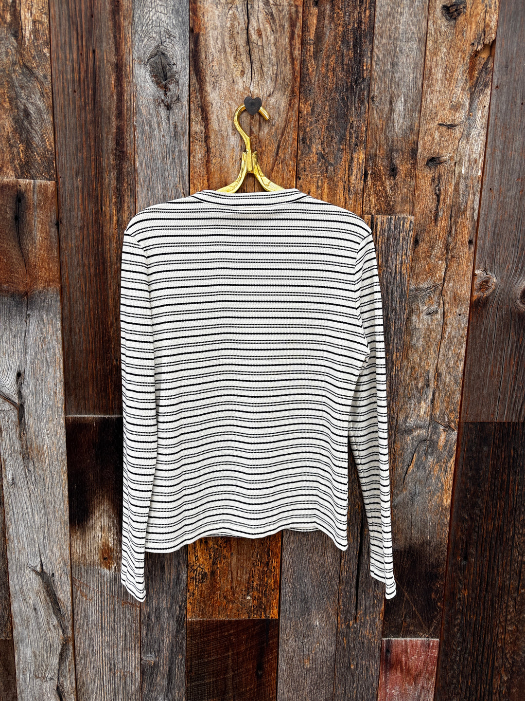 Dylan Marni Button-Down Tee - Ivory/Black