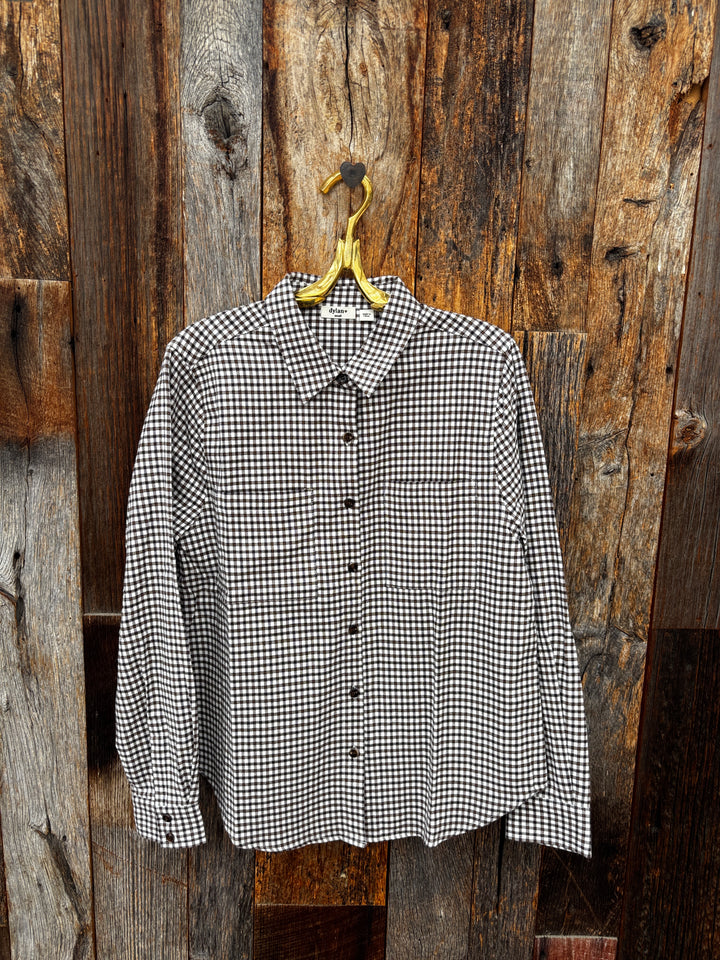Dylan Brynn 2 Pocket Shirt - Brown