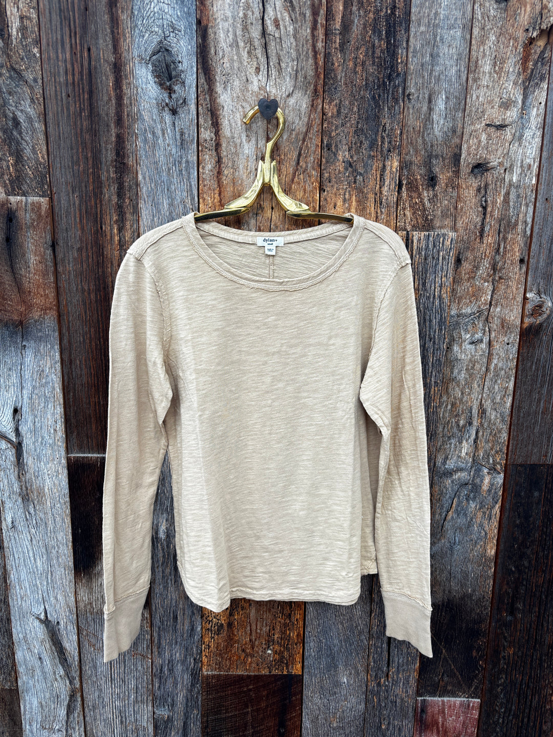 Dylan L/S Vintage Tee - Butter