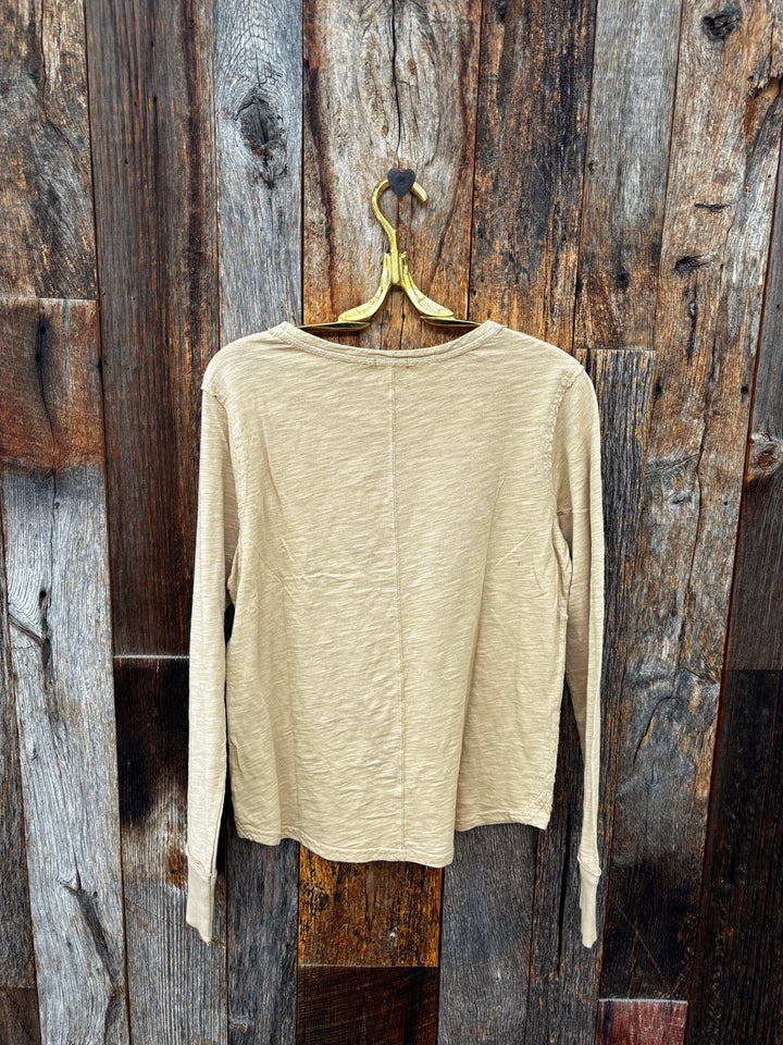 Dylan L/S Vintage Tee - Butter
