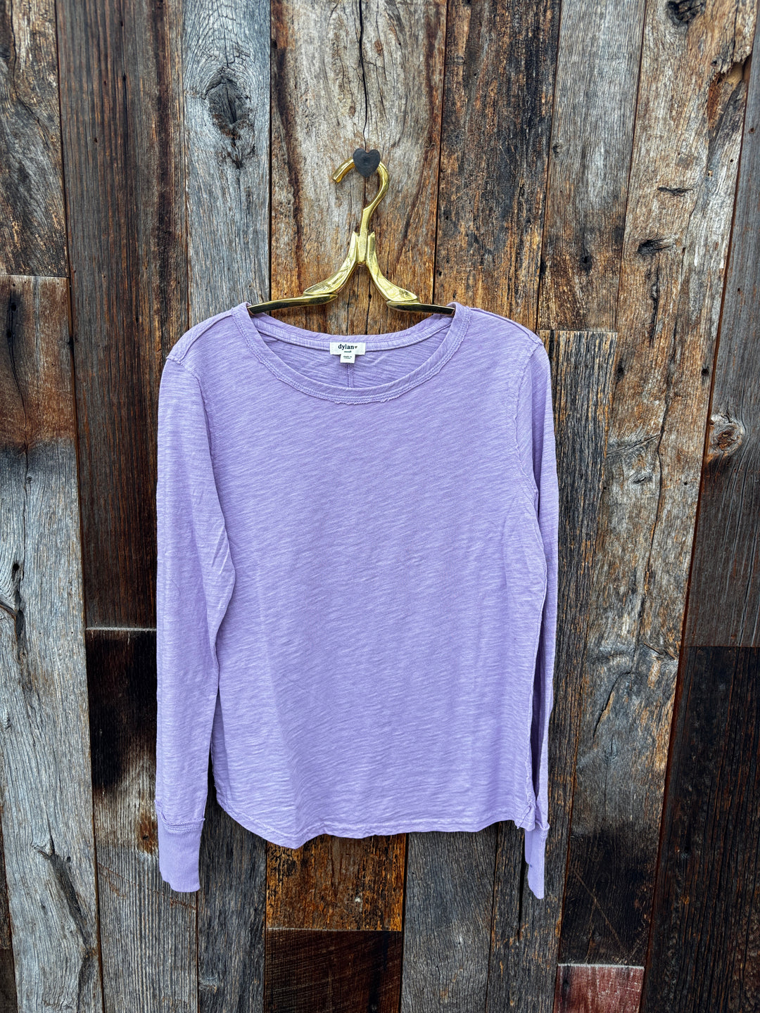 Dylan L/S Vintage Tee - Amethyst