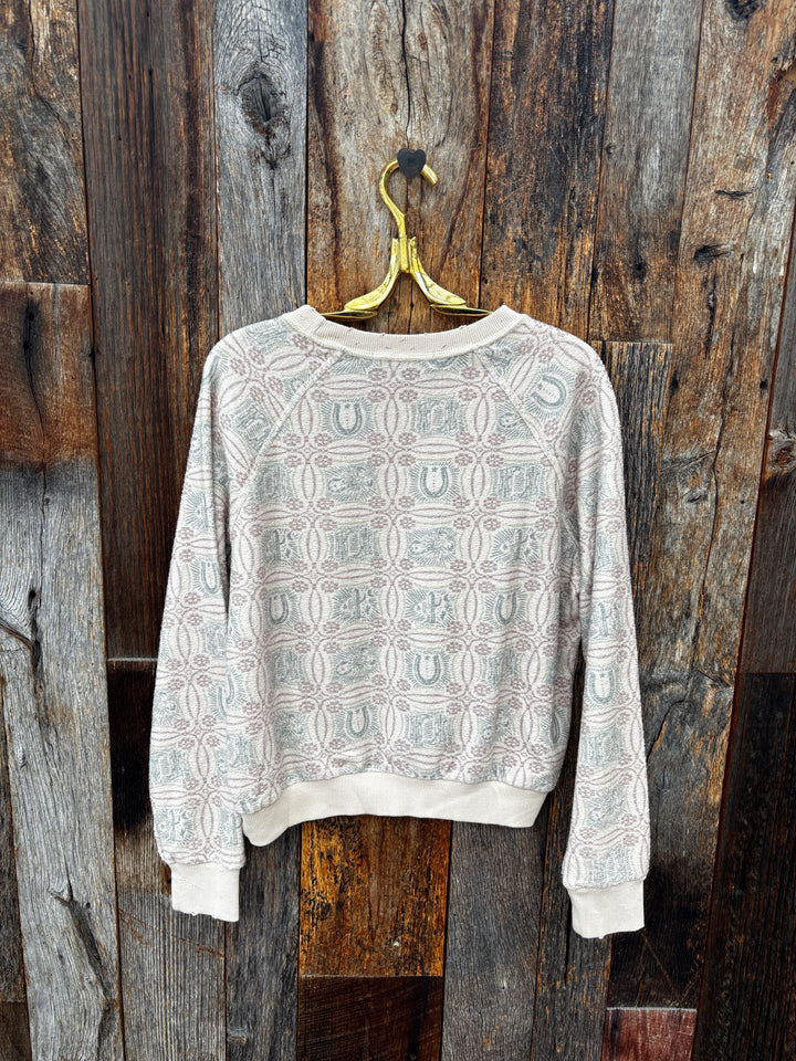 Project Social T All Over Western Sweatshirt - Camel
