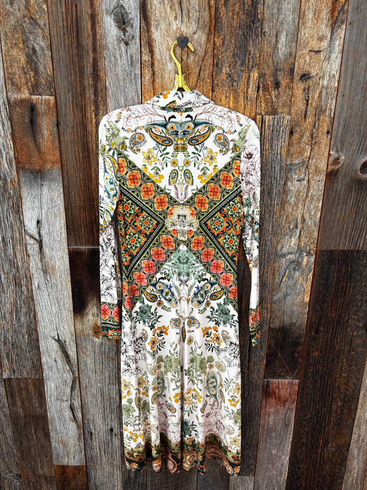 Johnny Was Janie Favorite Fitted Button Down Dress - Solana