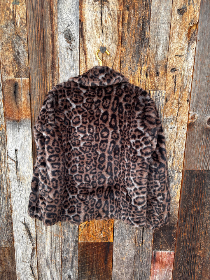 Johnny Was Farrah Faux Fur Cropped Coat