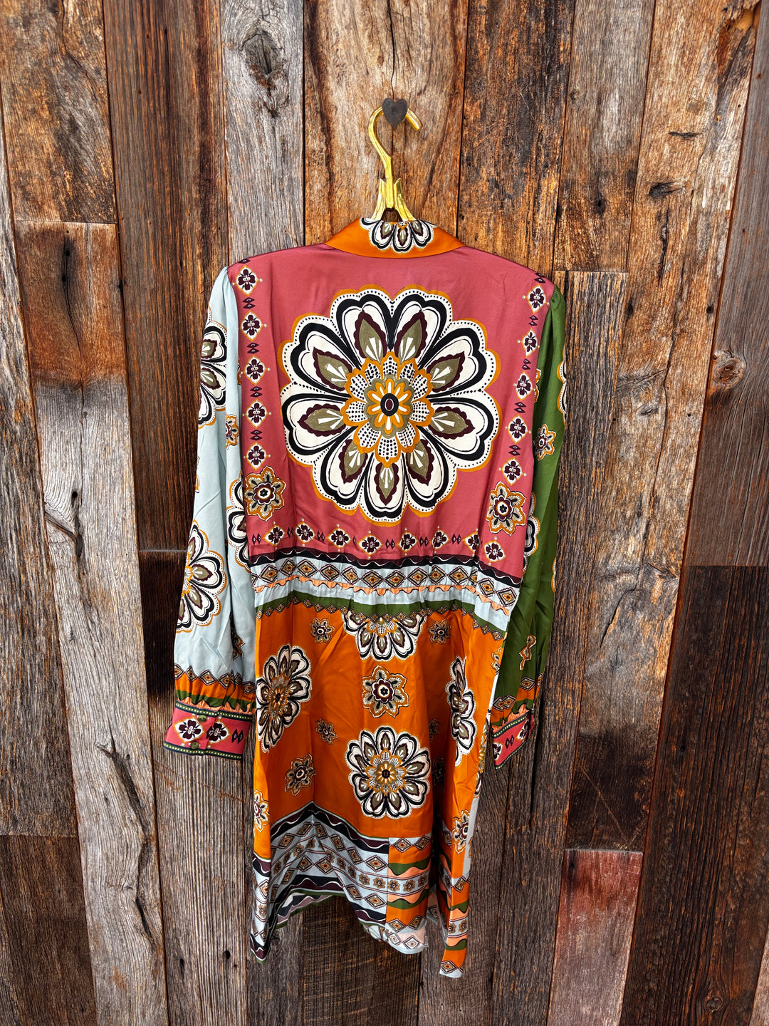 Johnny Was Kesia Maxima Tie Waist Shirt Dress